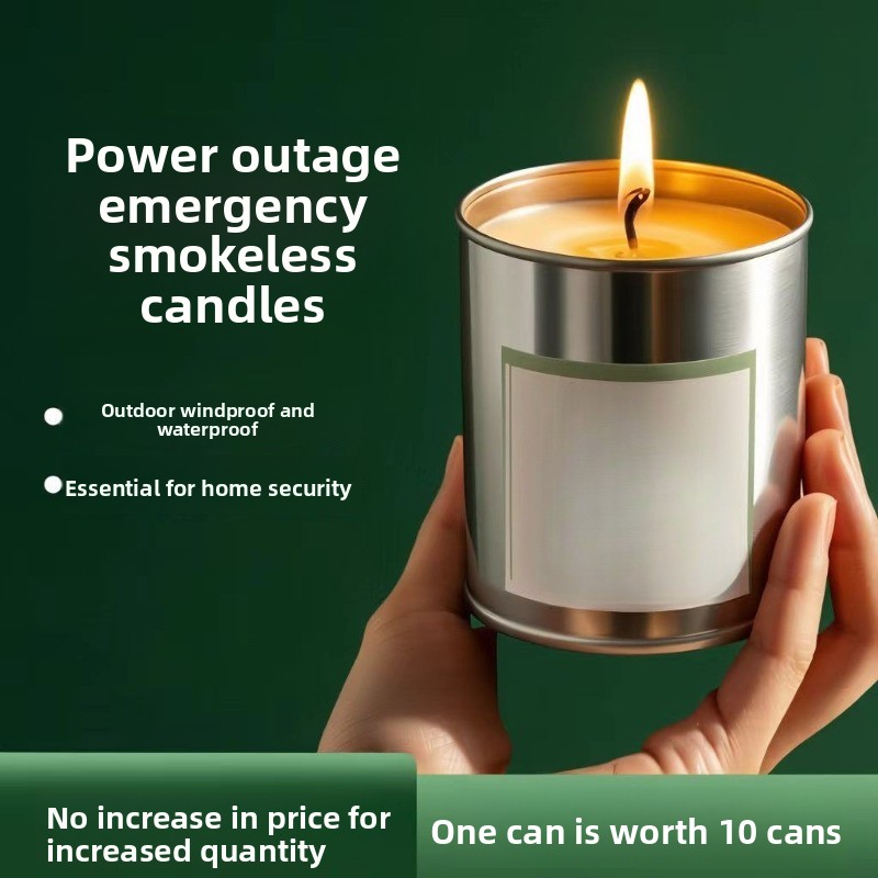 Candle Supplies Free Shipping - เทียนป้องกันภัยพิบัติฉุกเฉิน ไร้ควัน ไร้กลิ่น กันน้ำ กันลม สำหรับไฟดับในบ้านและแสงสว่างภายนอกอาคาร