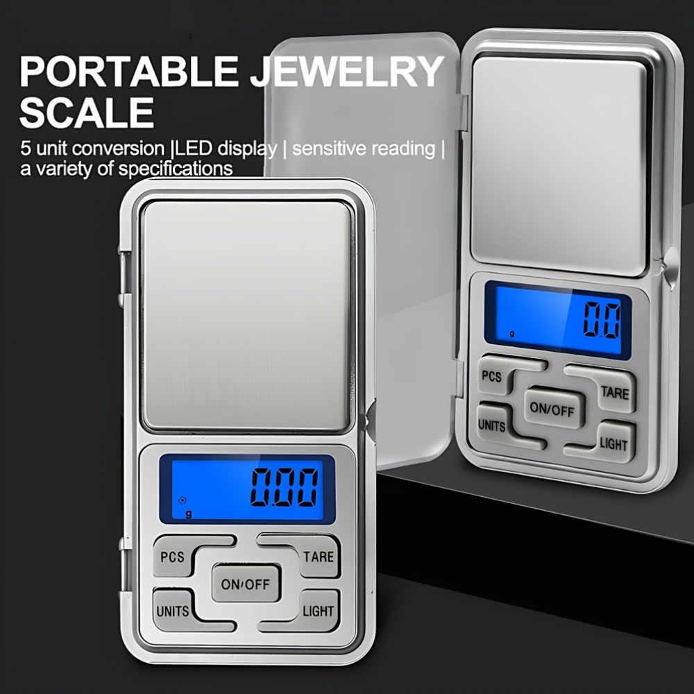 Candle Wax Scale - เครื่องชั่งพกพาขนาดเล็กความแม่นยำสูง 500 ก/0.01 กเครื่องชั่งเครื่องประดับดิจิตอลที่แม่นยำพร้อมจอแสดงผล LCD แบบพกพาขนาดกะทัดรัดสำหรับพกพาสะดวก