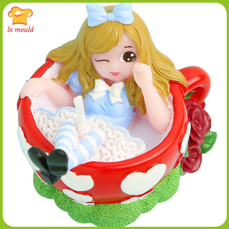 Candle Supplies Eu - แม่พิมพ์เทียนวันเกิดซิลิโคนรูปเจ้าหญิง 3 มิติ สำหรับเด็ก ทำเอง ตกแต่งเค้ก