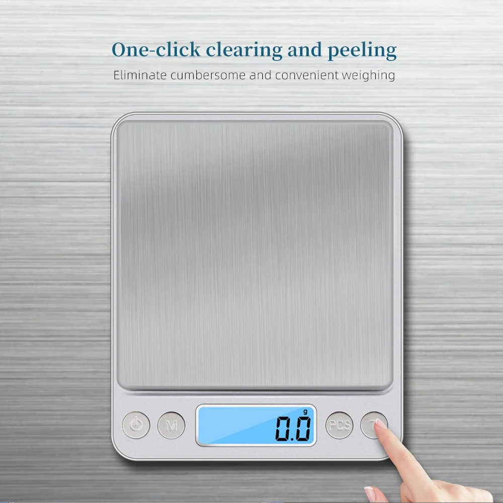 Candle Wax Scale - เครื่องชั่งดิจิตอลในครัว ความแม่นยำสูง 0.01 กรัม 3 กก./500