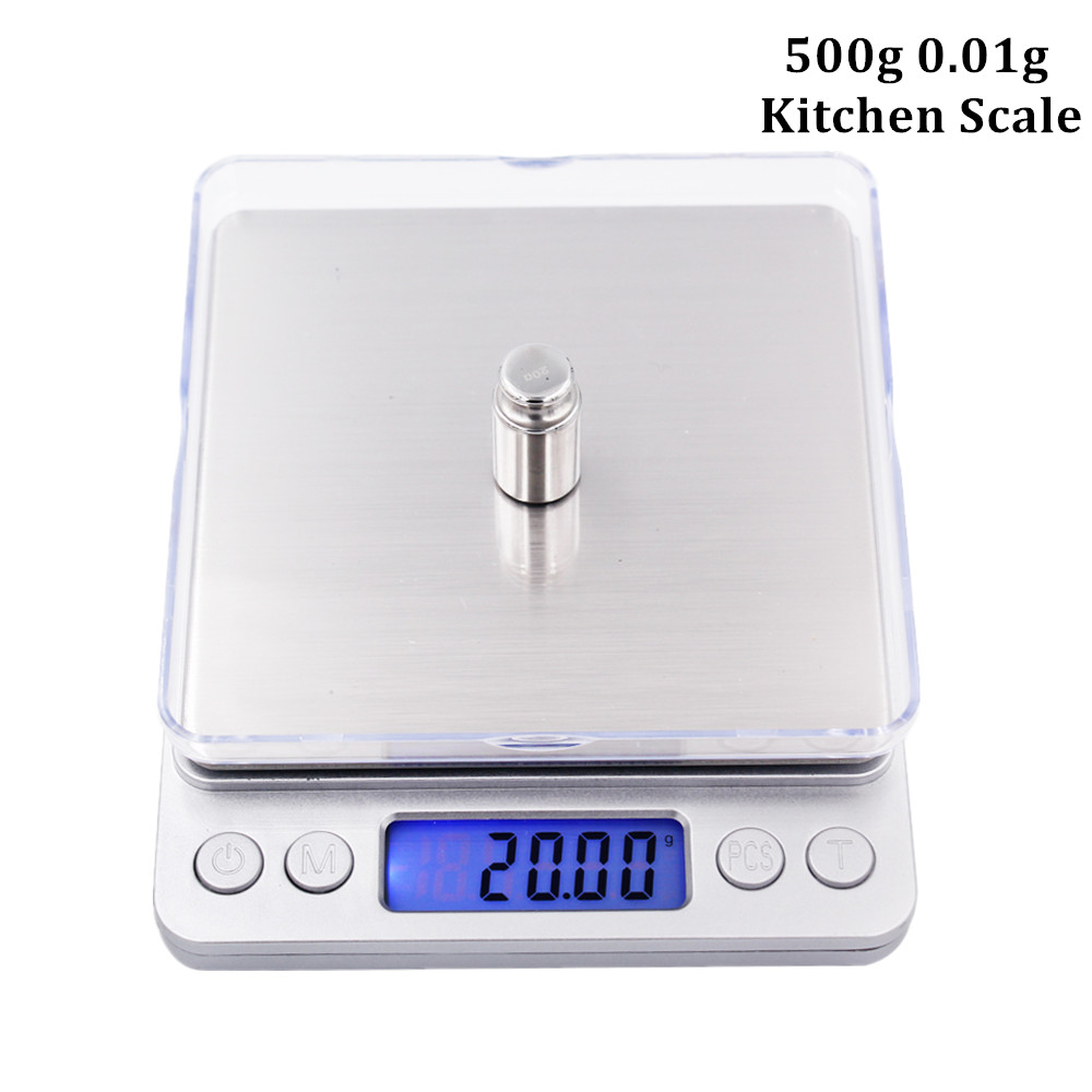 Candle Wax Scale - 500g/0.01g เครื่องชั่งเครื่องประดับ LCD เครื่องชั่งน้ำหนักดิจิตอล เครื่องชั่งอิเล็กทรอนิกส์ เครื่องชั่งแบบพกพา