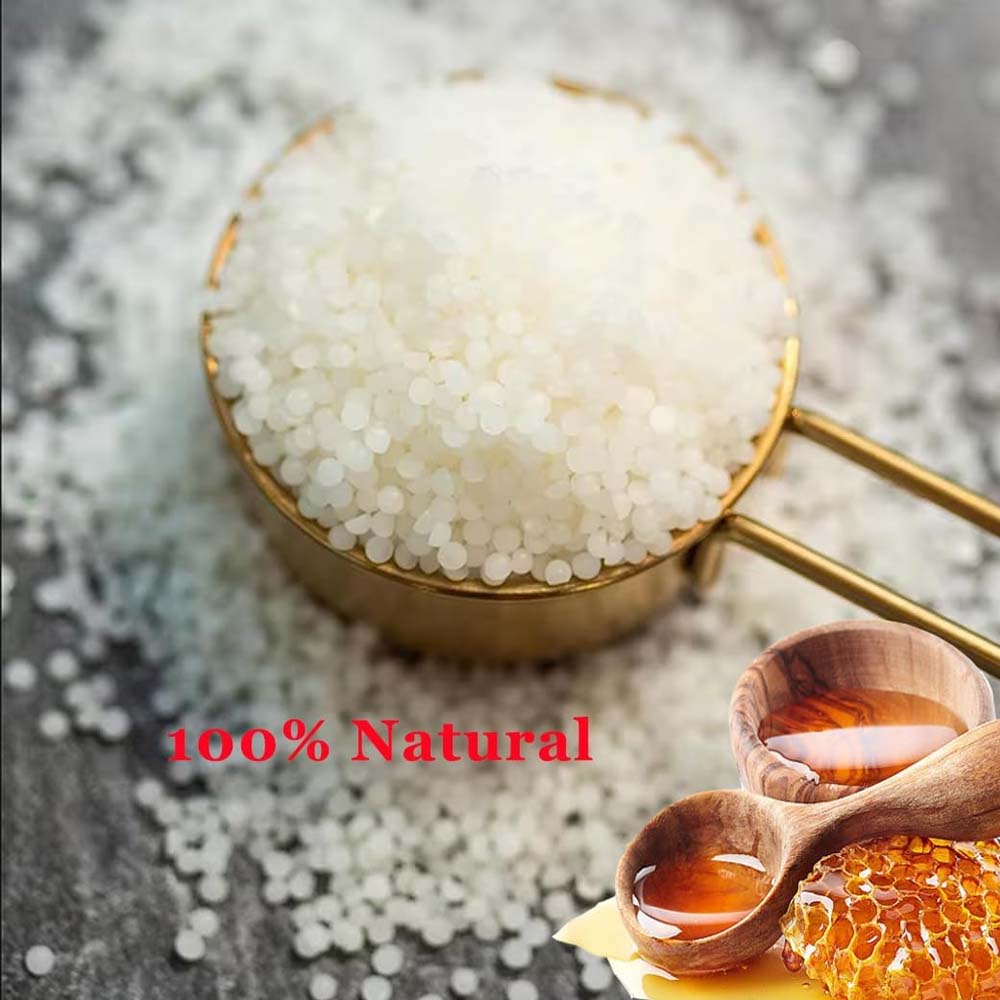 Candle Supplies Beeswax - 100g ขี้ผึ้งสีขาวเม็ดธรรมชาติเทียนหอม DIY Balms Wicks วัสดุทําหัตถกรรมวัสดุ