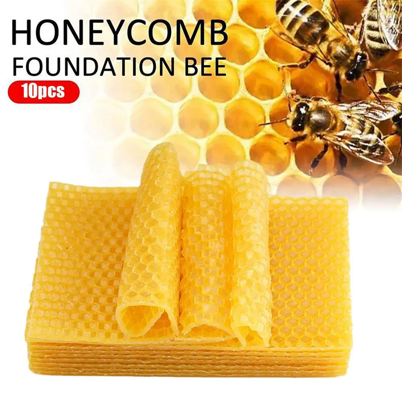 แผ่นขี้ผึ้งธรรมชาติ 10/20 ชิ้น - Candle Supplies Beeswax บทวิจารณ์และราคา