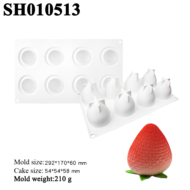 3D สตรอเบอร์รี่ออกแบบผลไม้ Mou - Candle Supplies Eu บทวิจารณ์และราคา