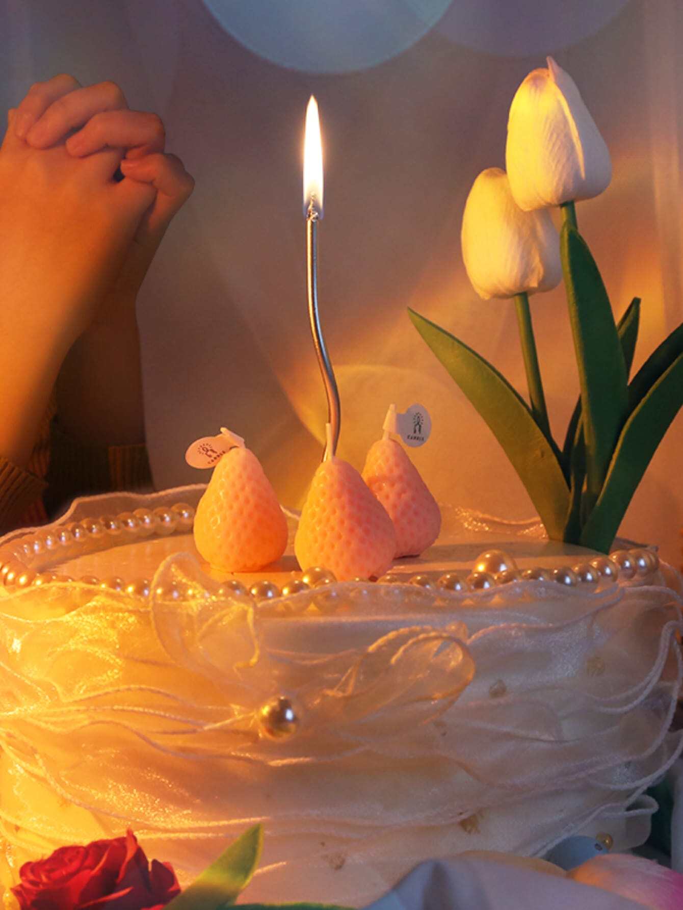 เทียนวันเกิดแบบโค้ง 6 ชิ้น/กล่ - Candle Supplies Usa บทวิจารณ์และราคา