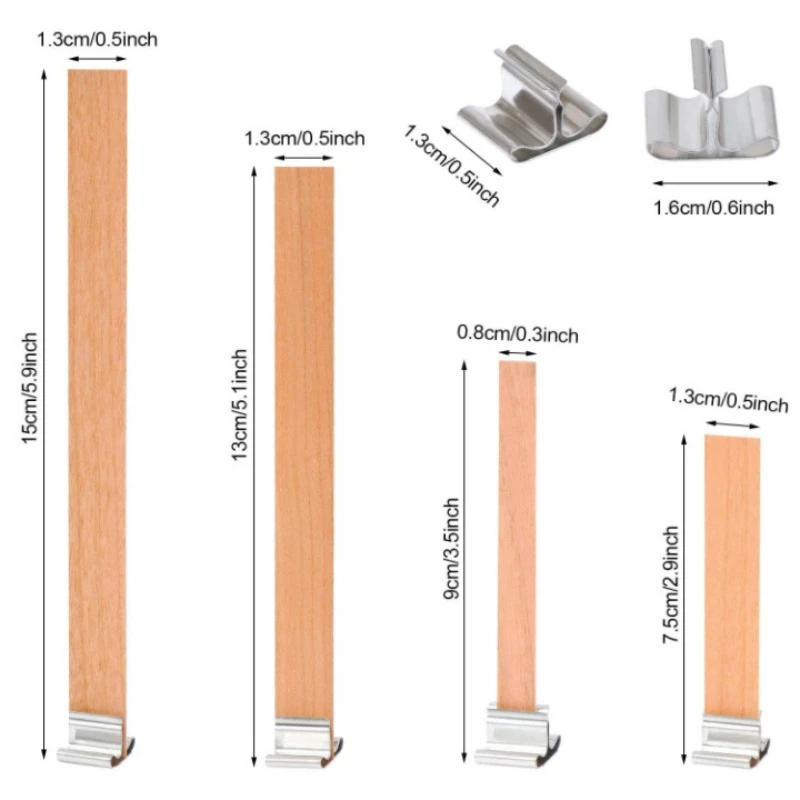 30pcs คุณภาพสูงไม้เทียน Wick พ - Candle Supplies Beeswax บทวิจารณ์และราคา