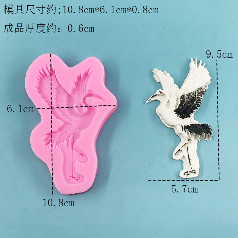 3D เครนรูปซิลิโคนแม่พิมพ์สบู่แ - Candle Supplies Eu บทวิจารณ์และราคา