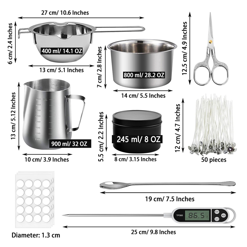 ชุดทำเทียน DIY Glintmos พร้อมแ - Candle Supplies Usa บทวิจารณ์และราคา