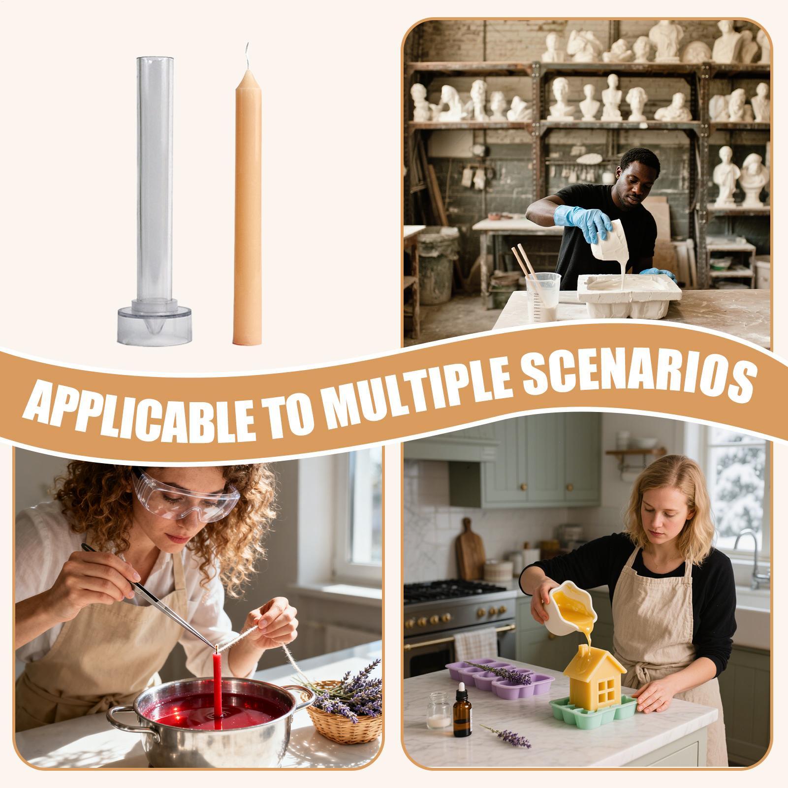 แม่พิมพ์เทียนทรงกรวย ทำจากขี้ผ - Candle Supplies Beeswax บทวิจารณ์และราคา