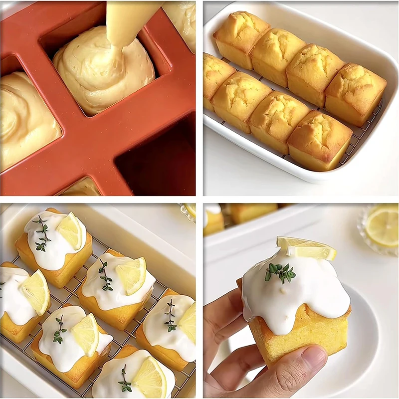 8 Cavity Square Mousse เค้กแม่ - Candle Supplies Eu บทวิจารณ์และราคา
