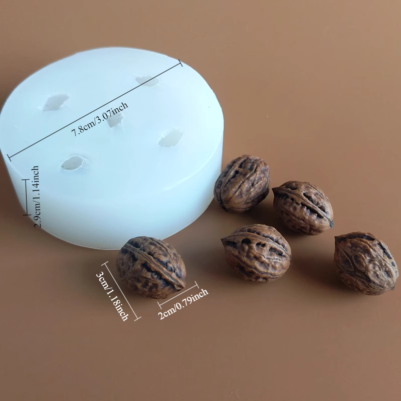 3d วอลนัทขนาดเล็กแม่พิมพ์ซิลิโ - Candle Supplies Eu บทวิจารณ์และราคา