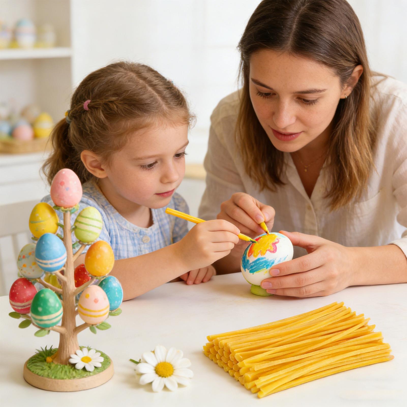 แท่งขี้ผึ้งตกแต่งไข่ 120 ชิ้น  - Candle Supplies Beeswax บทวิจารณ์และราคา