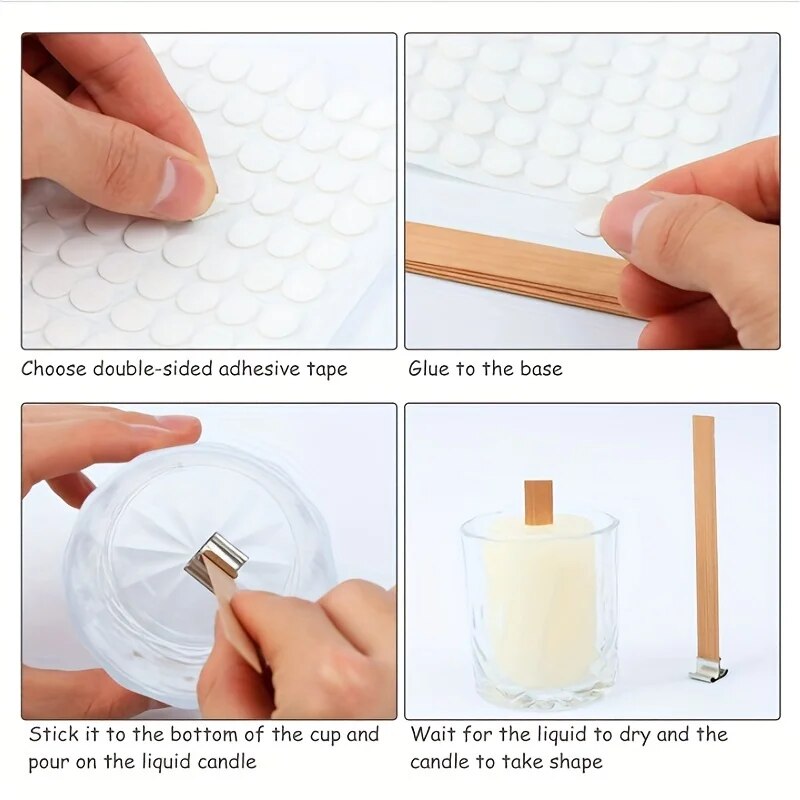 ไส้ตะเกียงไม้คุณภาพสูง30ชิ้นพร - Candle Supplies Beeswax บทวิจารณ์และราคา