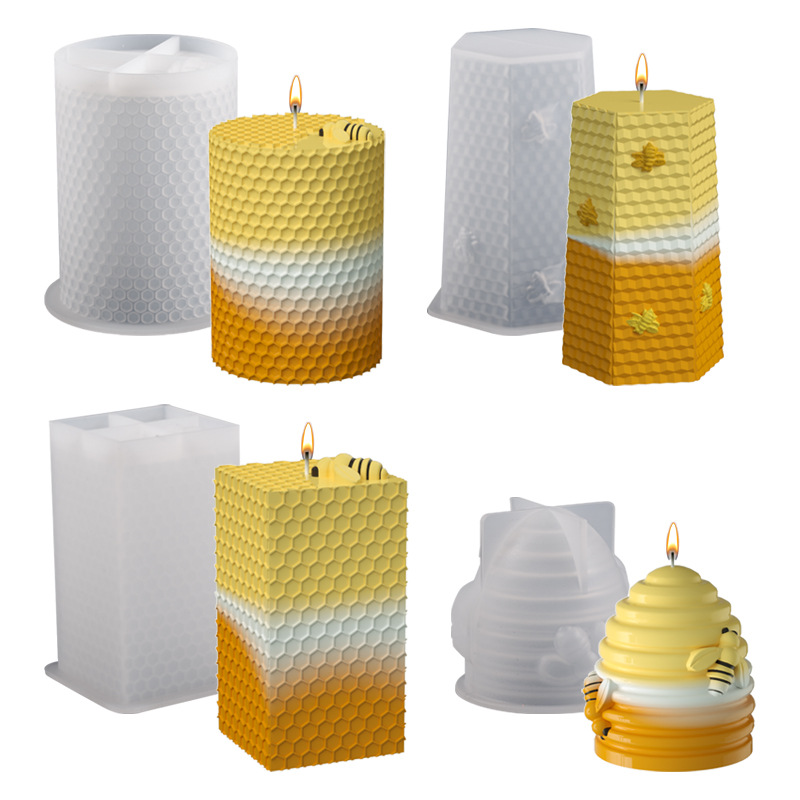 เทียนแม่พิมพ์ซิลิโคน3D Beeรังผ - Candle Supplies Beeswax บทวิจารณ์และราคา